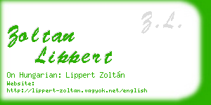 zoltan lippert business card