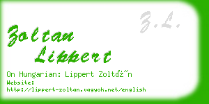 zoltan lippert business card